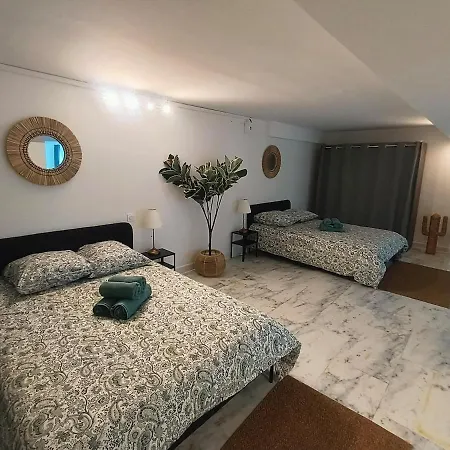 Lägenhet Rare! Spacieux Loft De 6 Couchages, Acces Direct Monaco *
